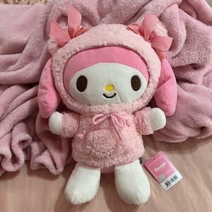 Sanrio My Melody Plush Toy - Pink and White